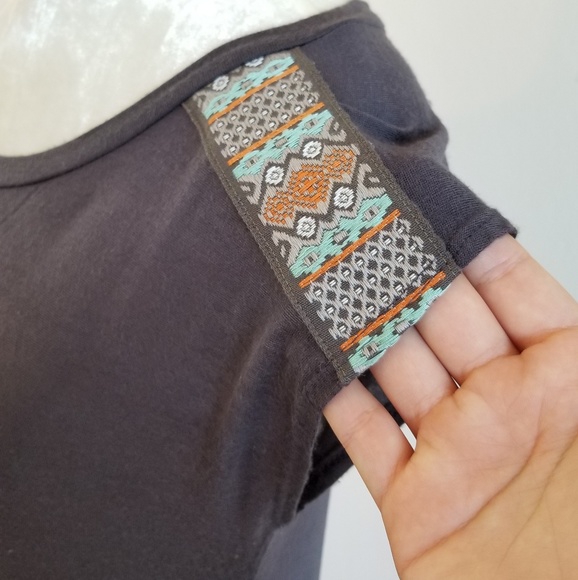 Ginger G (Boutique) Fringe T-shirt Dress - Picture 3 of 8